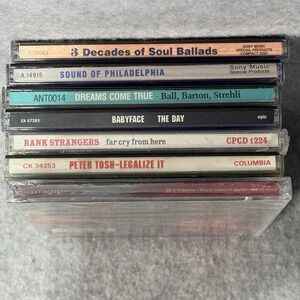 Lot of 7 Soul R&B Reggae CDs Babyface Peter Tosh Avant Compilation